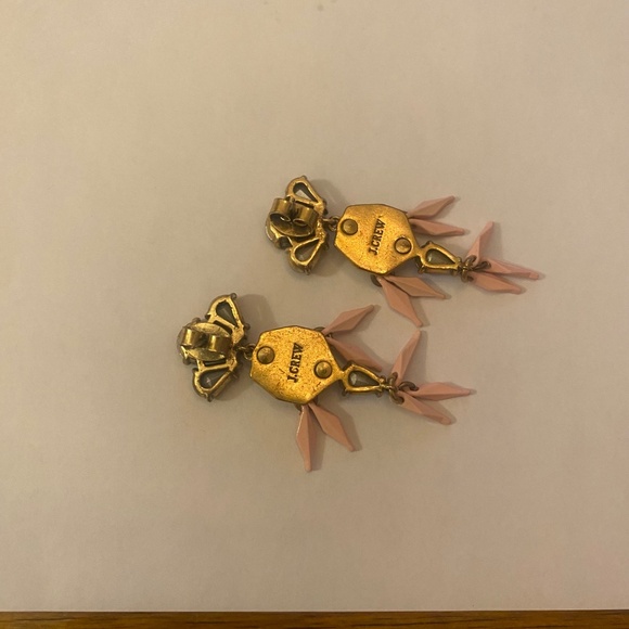 JCrew Multicolor Crystal & Enamel Chandelier Dangle Earrings Y2K, 2.5" length - Picture 6 of 11